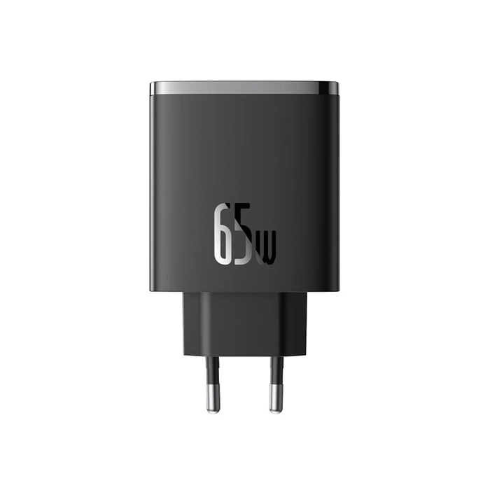 Ładowarka sieciowa Baseus OS-Cube Pro 2 x USB-C + USB, 65W (czarna)