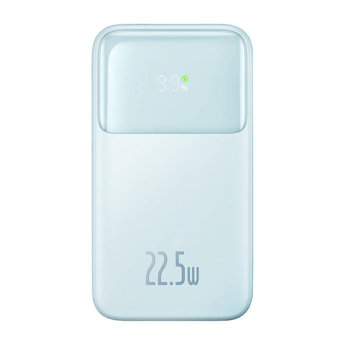 Powerbank Baseus Comet z kablem USB do USB-C, 10000mAh, 22.5W (niebieski)