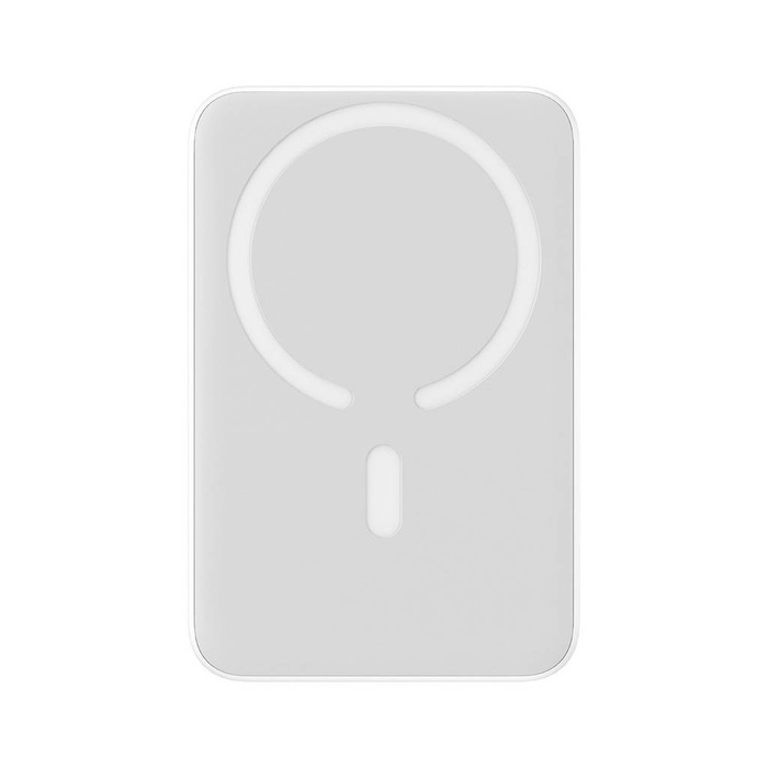 Baseus Magnetic Mini powerbank z ładowaniem indukcyjnym MagSafe 15W / szybkie ładowanie PD QC 20W 10000mAh biały (Overseas Edition) + Xiaobai Series kabel USB-C - USB-C 60W 3A 0.5m biały