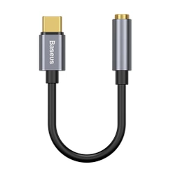 Przejściówka BASEUS Adapter Audio USB-C Mini Jack 3,5mm L54 Szary