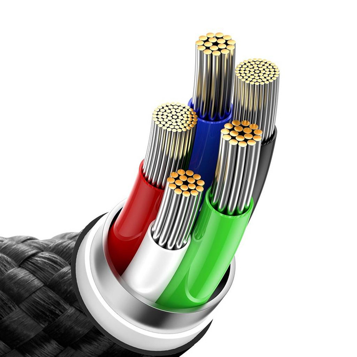 Baseus Glimmer Series kabel z szybkim ładowaniem USB-C - Lightning 480Mb/s PD 20W 1m czarny