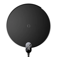 Baseus ładowarka indukcyjna Digital LED 2 15W czarna