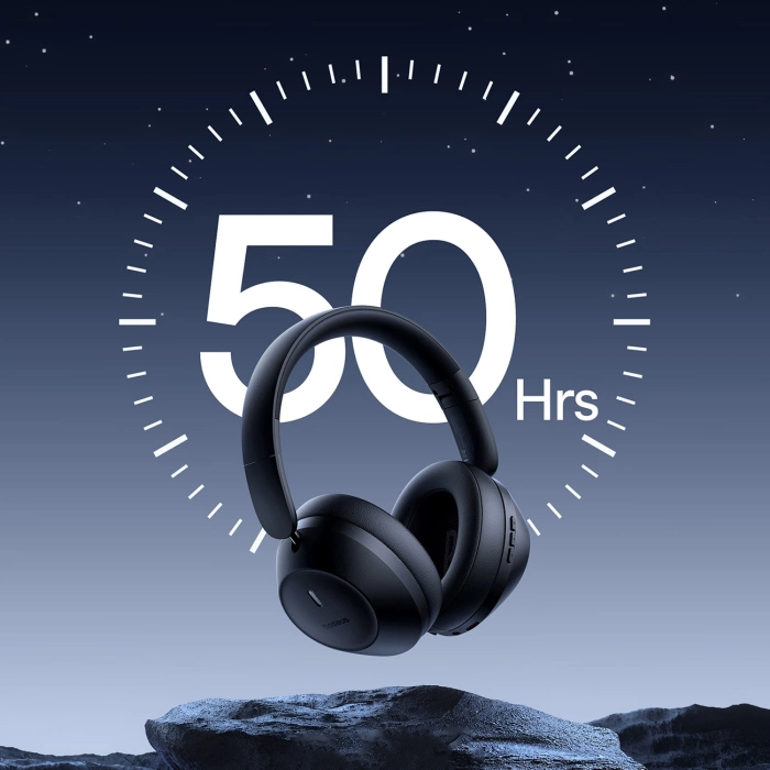 Słuchawki bezprzewodowe Baseus Bass 30 Max (czarny)