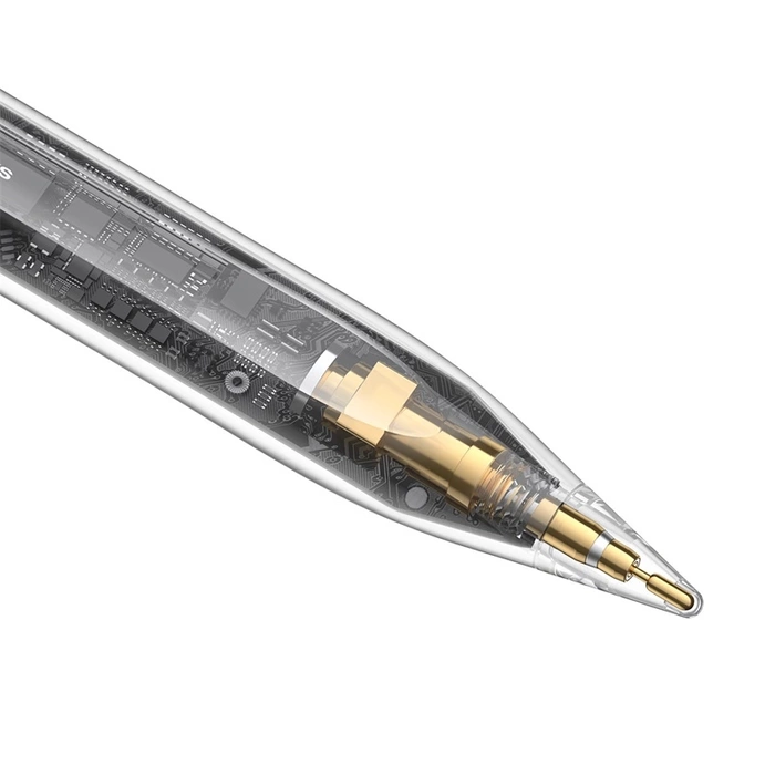 Rysik z aktywną końcówką Baseus Smooth Writing 2 do iPad z kablem USB-C i wymienną końcówką - biały