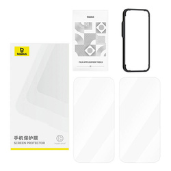 Prywatyzujące szkło hartowane iPhone 11 Pro/X/XS Baseus Superior HD + 2x zestaw czyszczący i EasyStick