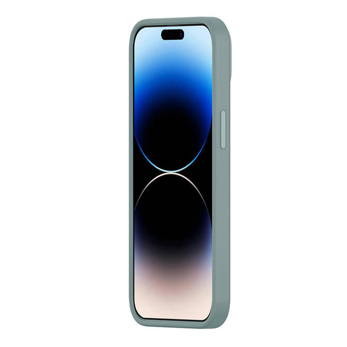 Etui Baseus Liquid Silica Gel do iPhone 14 Pro Max (zielone) +szkło hartowane +zestaw czyszczący