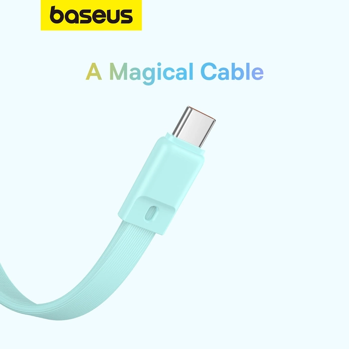 Powerbank Baseus Magnetic Mini MagSafe 10000mAh 30W z wbudowanym kablem USB-C 0.3m Niebieski