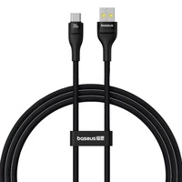Baseus kabel Flash 2 Charging Cable USB to USB-C 100W 1m Cluster czarny