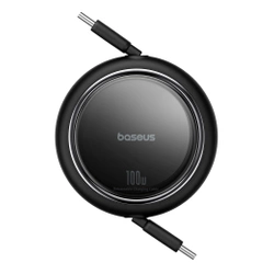 Kabel wysuwany Baseus Free2Draw Mini USB-C - USB-C 100W 1m - czarny