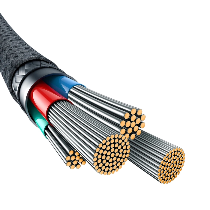 [PO ZWROCIE] Kabel USB - Lightning Baseus Unbreakable 2.4A 480Mb/s 2m - biały