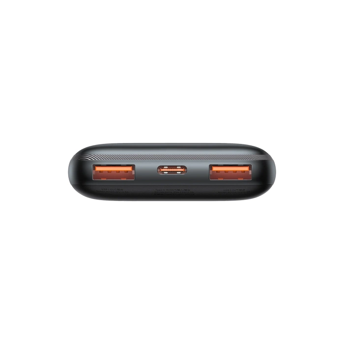 Powerbank Baseus Bipow Pro 10000mAh 20W czarny z kablem USB-A - USB-C 0.3m