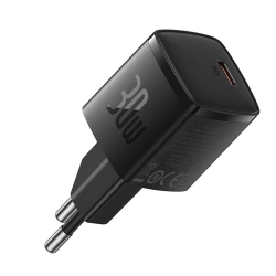 BASEUS ładowarka sieciowa Typ C PD 30W GaN Cube Pro czarna