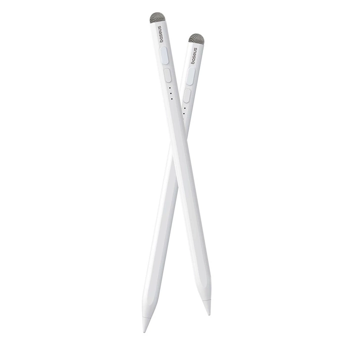 Rysik z aktywną końcówką Baseus Smooth Writing 2 do iPad z kablem USB-C i wymienną końcówką - biały
