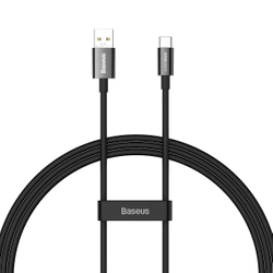 [PO ZWROCIE] Baseus Superior Series kabel SUPERVOOC USB-A do USB-C 65W 1m czarny