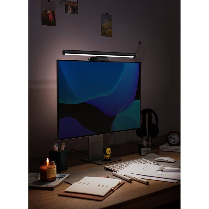 Baseus i-wok2 lampka LED na monitor do pulpitu oświetlenie ekranu czarny (DGIW000101)