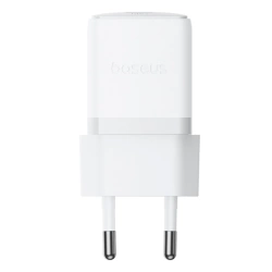 Ładowarka sieciowa Baseus Palm 1C 20W (z kablem Baseus Mini White USB-C 60W (20V/3A) 1m) - biała
