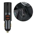 Baseus Share Together ładowarka samochodowa 2x USB / gniazdo zapalniczki 120W Quick Charge Power Delivery szary (CCBT-D0G)